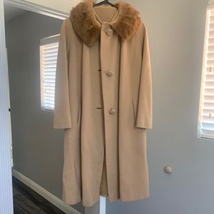 Long beige coat